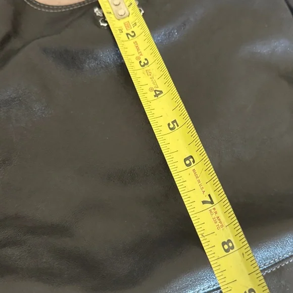 Coach Black Leather Shoulder Bag NWOT - Picture 6 of 9